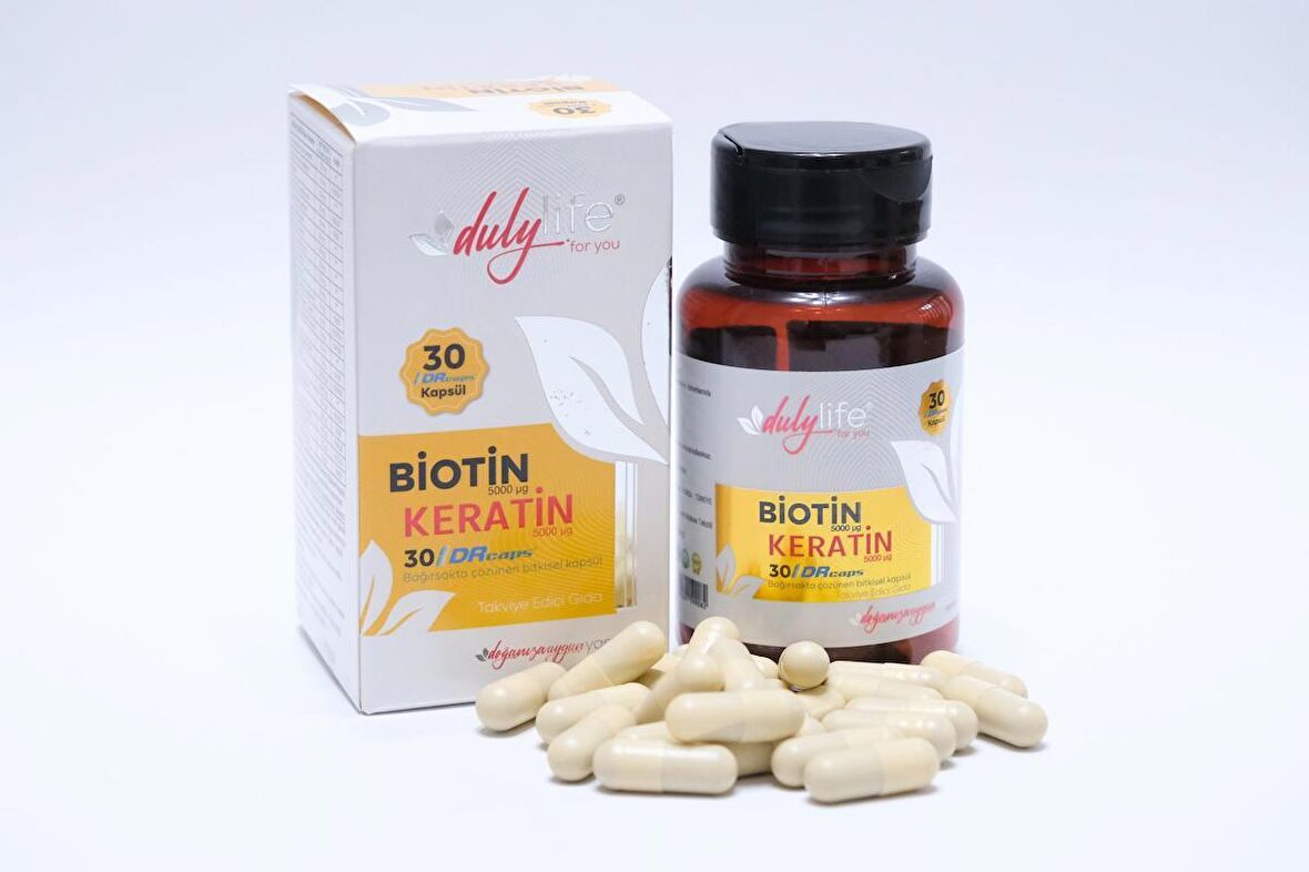 DULYLIFE BİOTİN+KERATİN 30 DRCAPS KAPSÜL