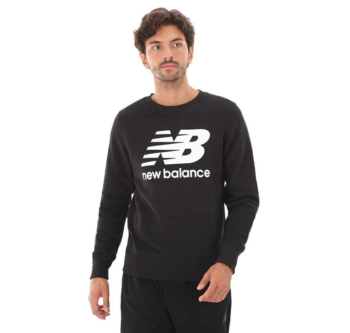 MTC1105-BK New Balance Mtc1105 Erkek Sweatshirt Siyah