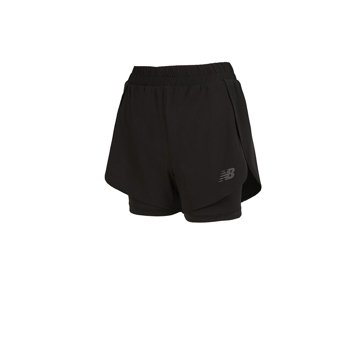 New Balance Kadın Siyah Spor Şortu WNS1320-BK