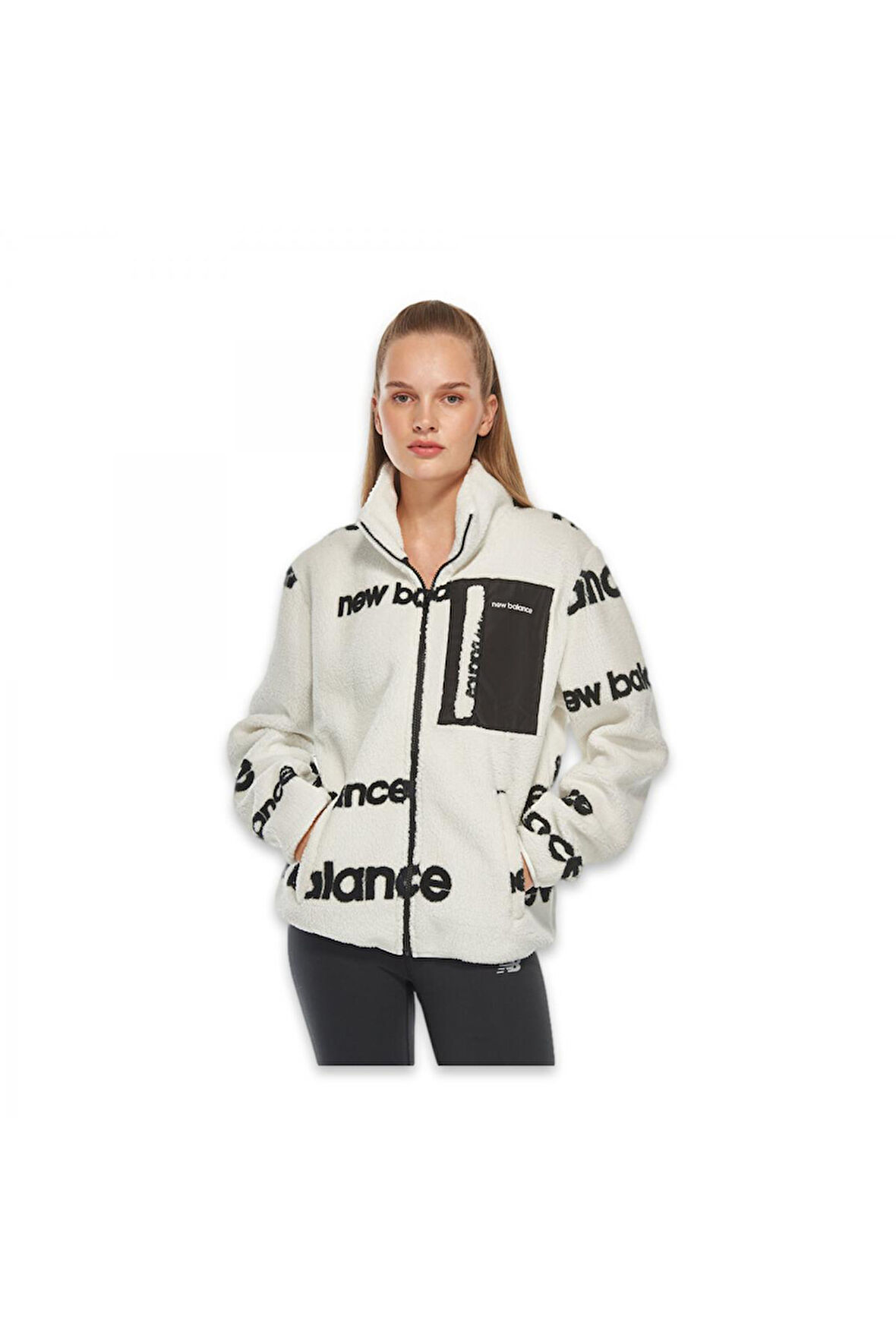 New Balance Unc3358 Nb Lifestyle Unisex Sweat Polar Beyaz Unisex Ceket