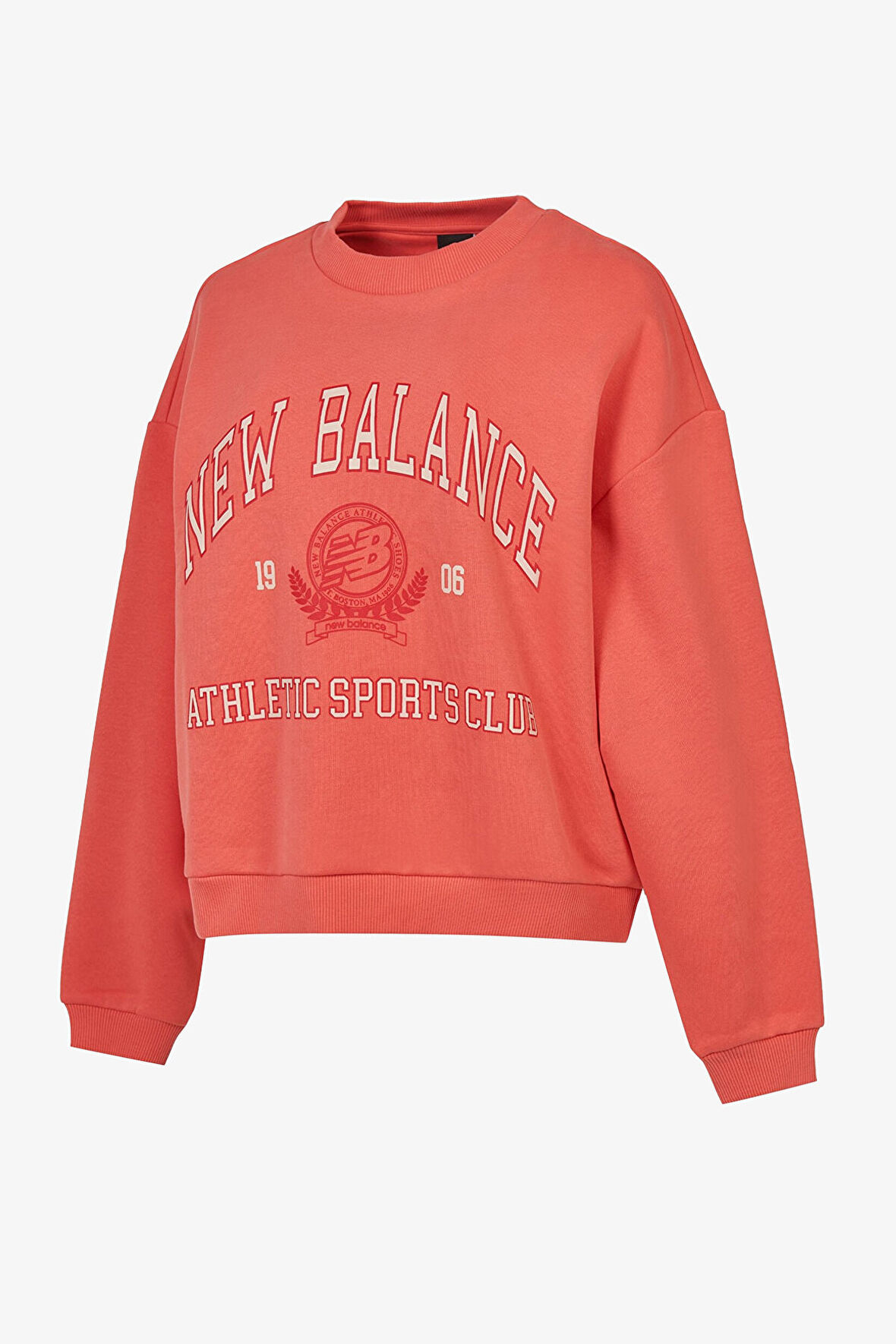 New Balance Lifestyle Kadın Bordo Sweatshirt WNC3404-ASU