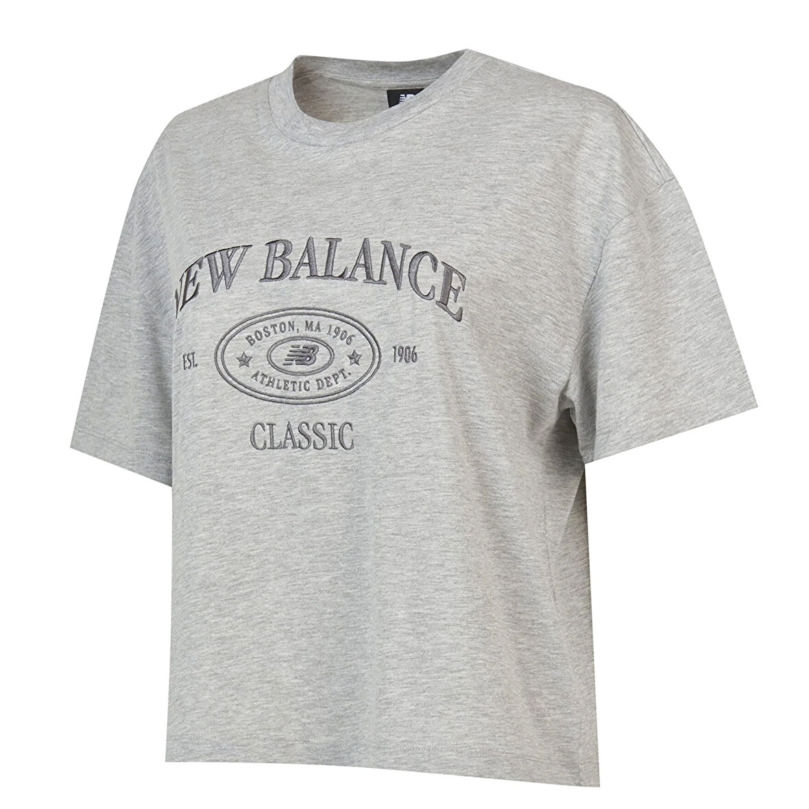 Lifestyle Kadın Gri Günlük Stil T-Shirt WNT1508-AG