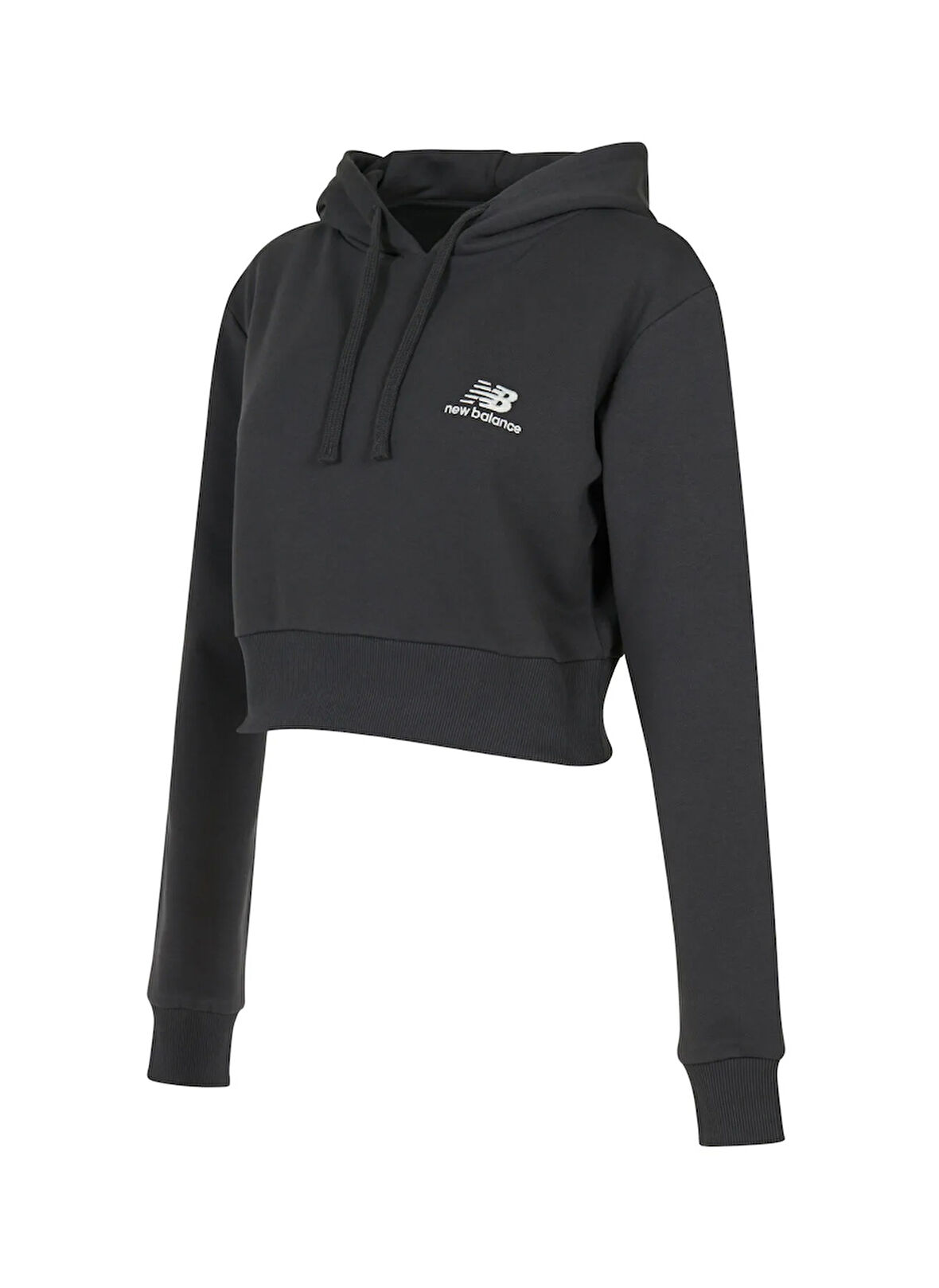 New Balance WNH3515-ANT Lifestyle Women Hoodie Antrasit Dik Yaka Regular Fit Düz Kadın Sweatshırt