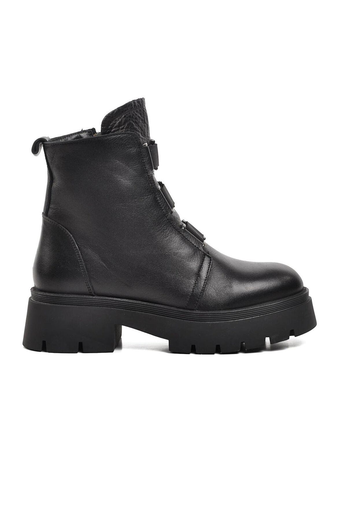 VOYAGER 9323 KADIN DERİ BOT/SİYAH/38