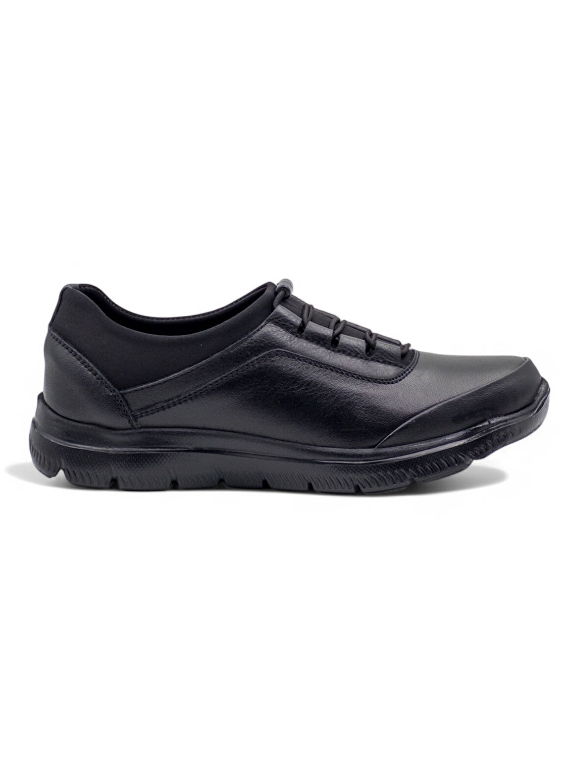 VOYAGER 9409 KADIN HAKİKİ DERİ COMFORT AYAKKABI SİYAH