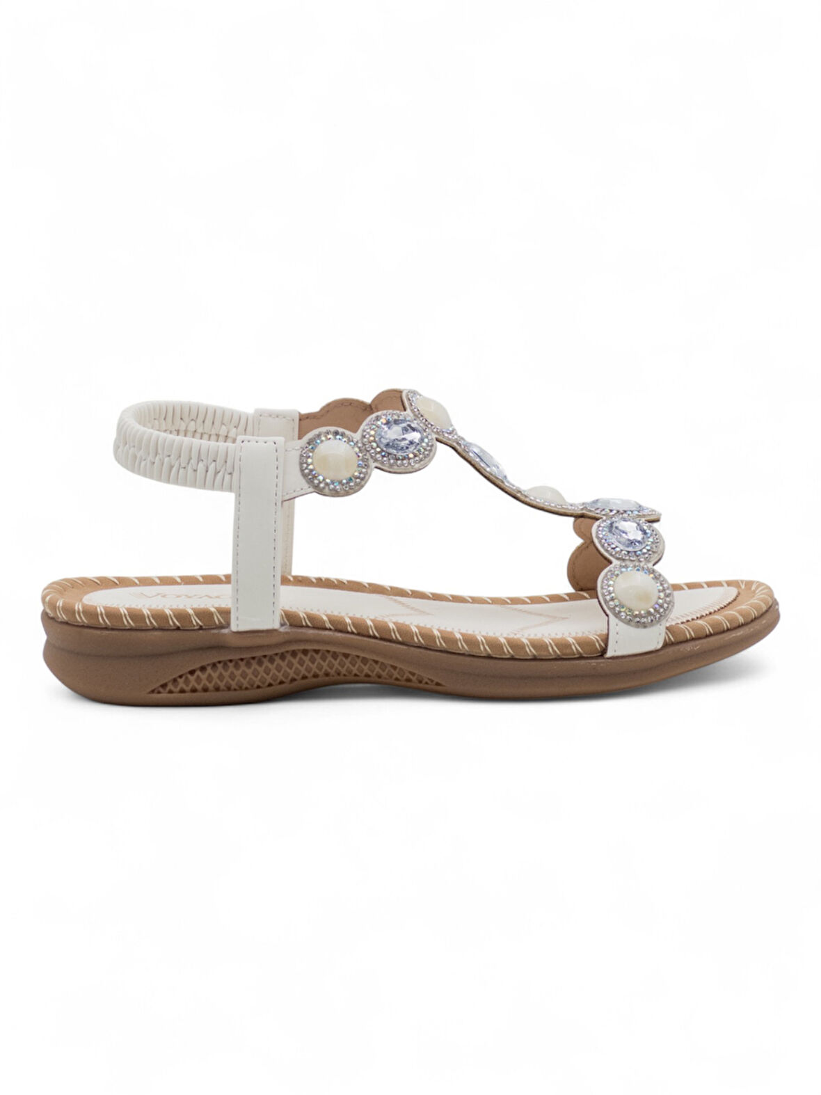 VOYAGER B306 KADIN SANDALET BEYAZ