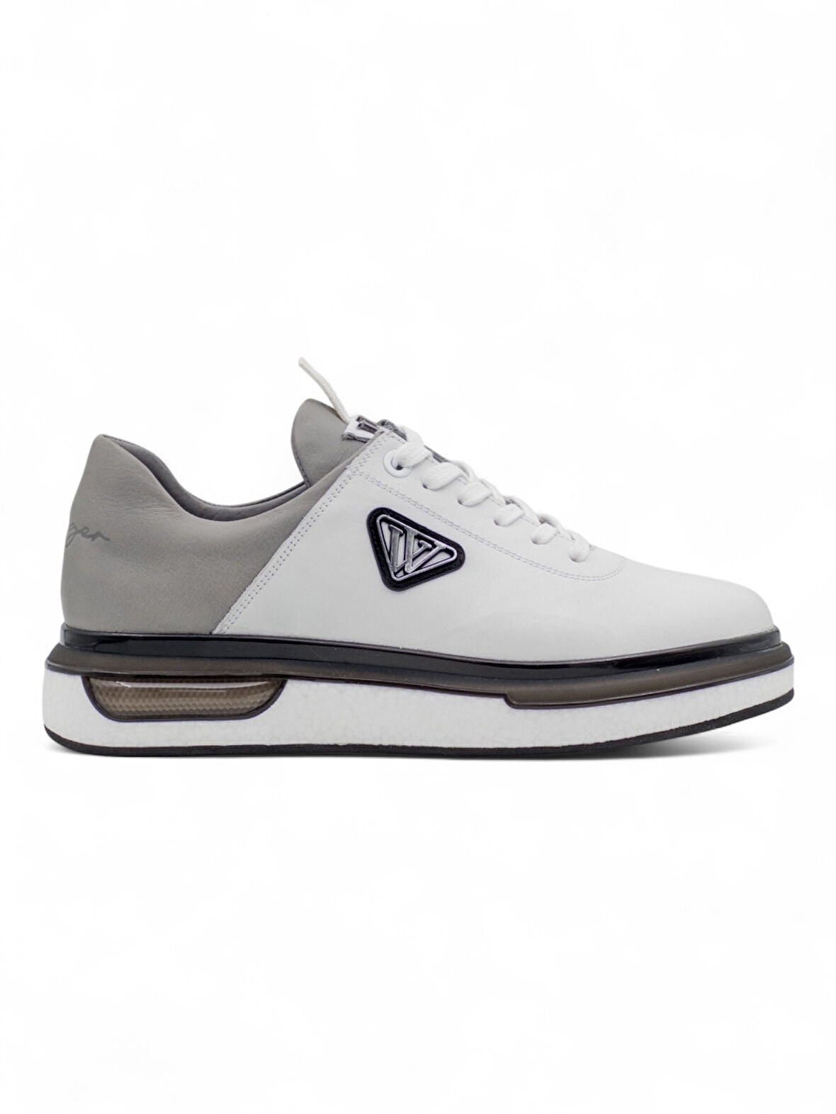 VOYAGER M057 HAKİKİ DERİ ERKEK SNEAKER BEYAZ