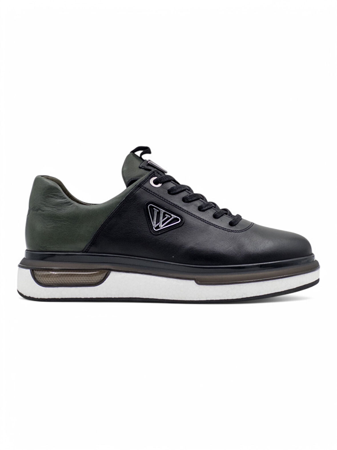 VOYAGER M057 HAKİKİ DERİ ERKEK SNEAKER SİYAH