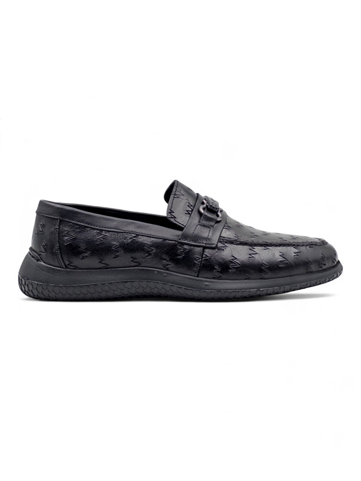 VOYAGER M211 HAKİKİ DERİ ERKEK LOAFER AYAKKABI SİYAH