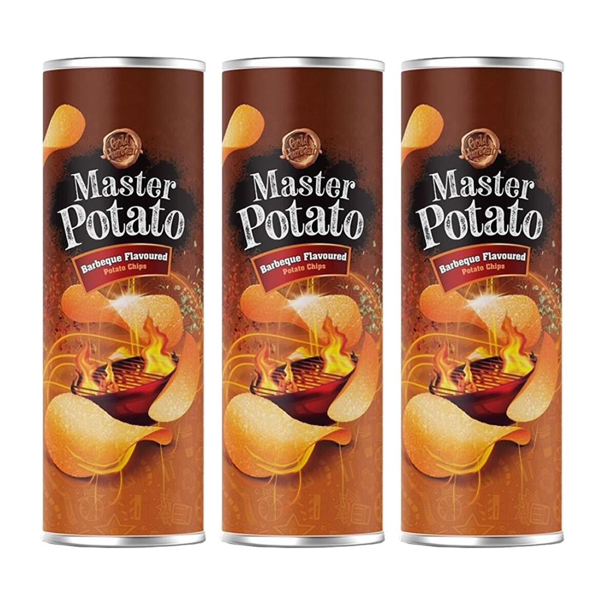 Master Potato Barbekü Çeşnili Cips 160 Gr x 3 Adet