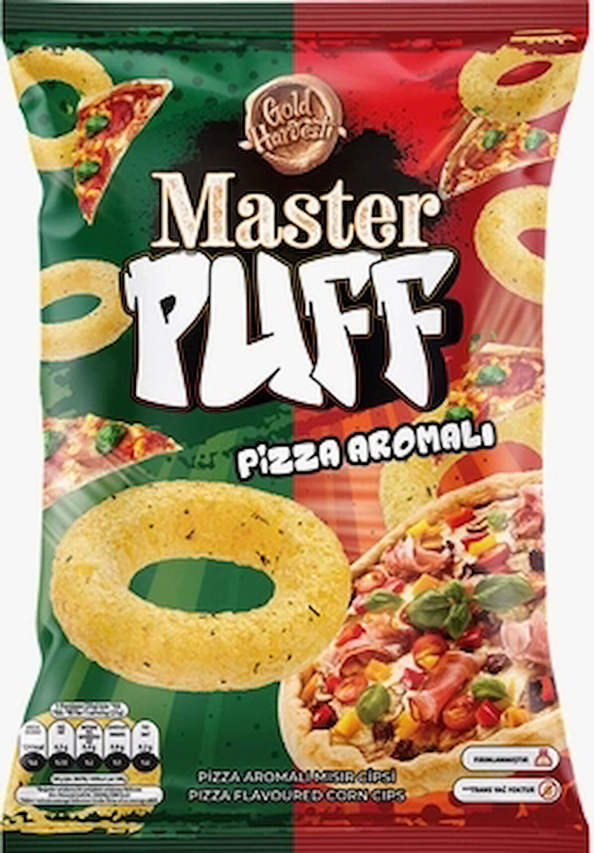 MASTER PUFF PİZZA MISIR ÇEREZİ 90GR