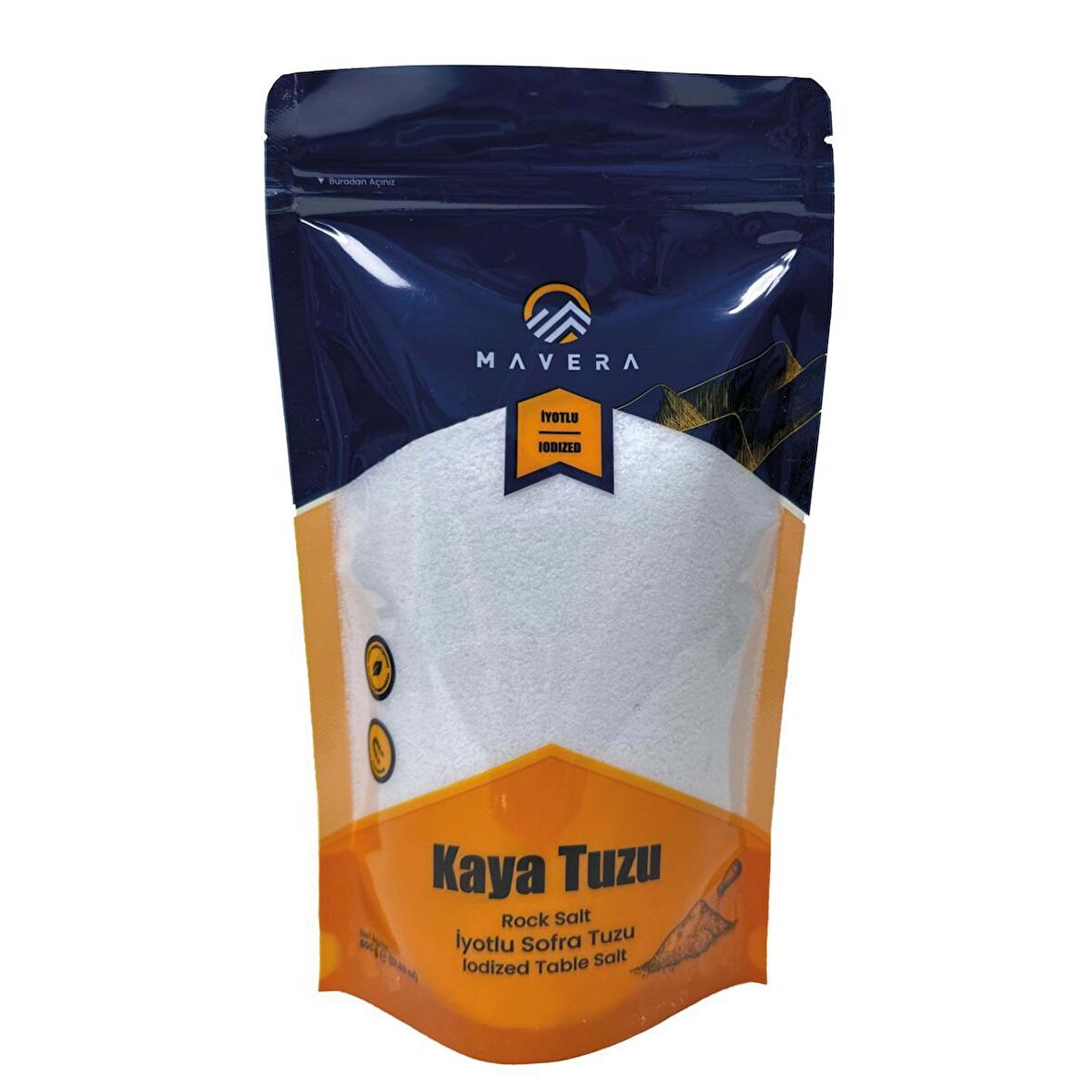 MAVERA KAYA TUZU SOFRA TUZU İYOTLU 500GR DOYPACK