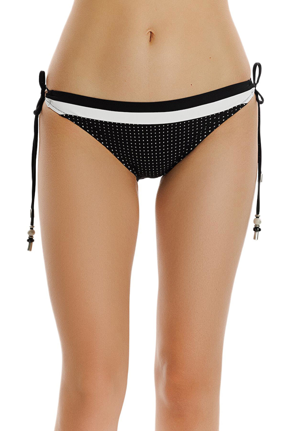 Zeki Siyah Aksesuar Detaylı Bikini Alt
