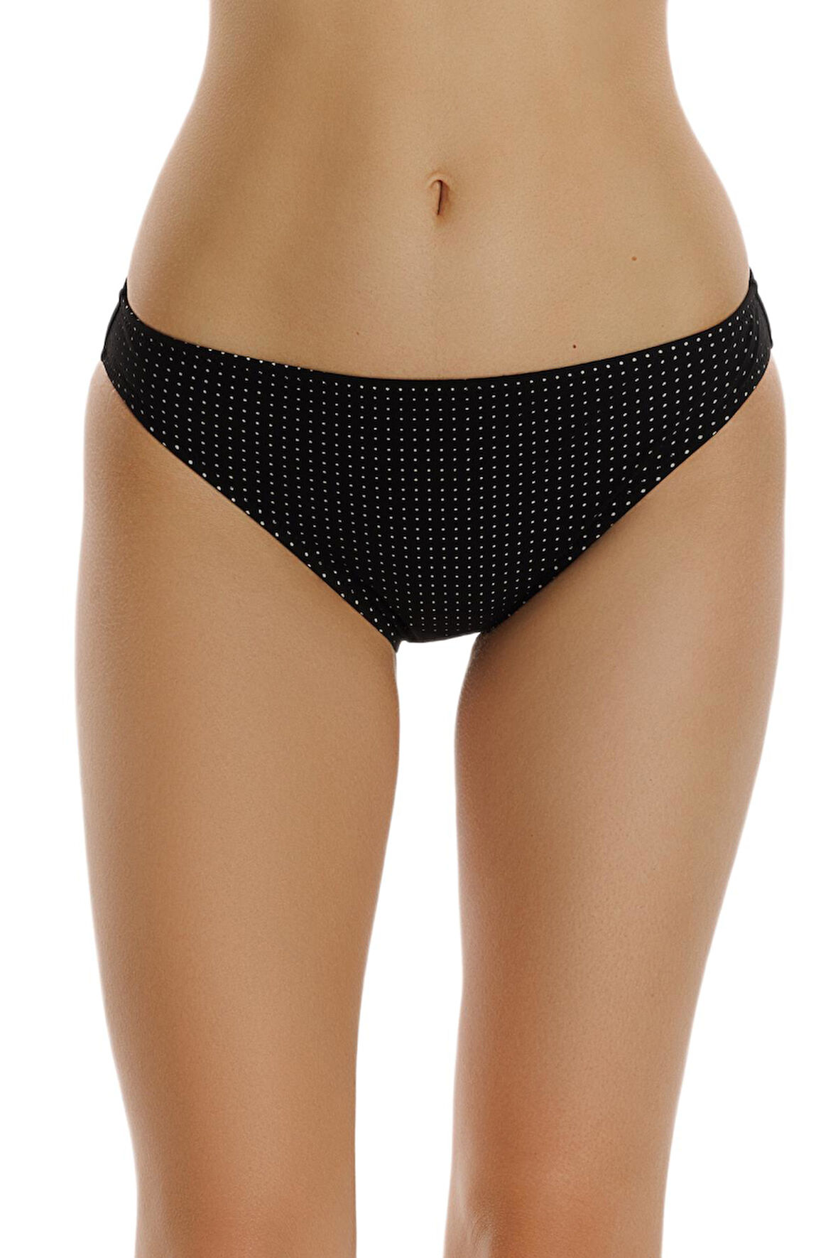 Zeki Siyah Normal Bel Bikini Alt