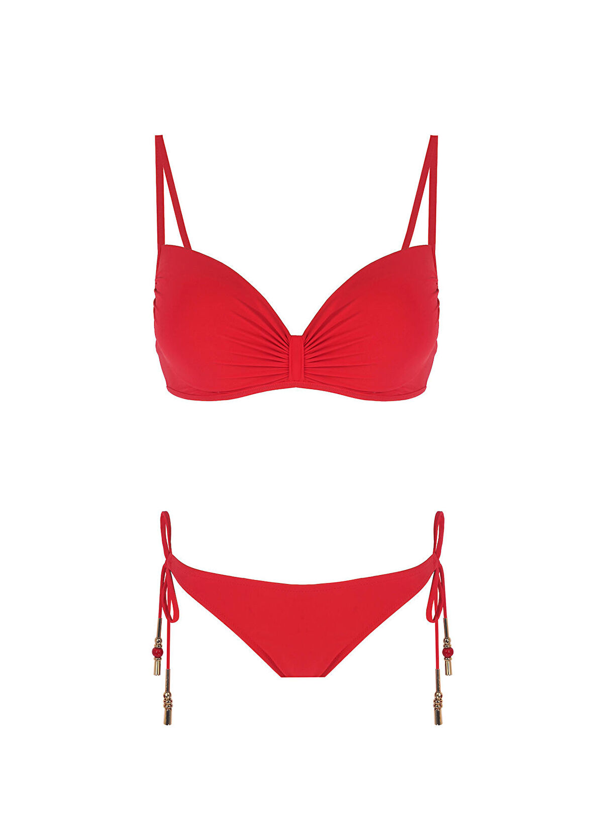 Zeki Kırmızı Kadın Bikini Takım B.1806-23