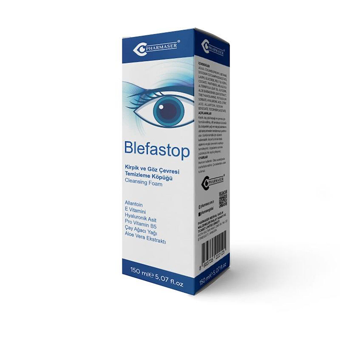 Blefastop Kirpik ve Göz Çevresi Temizleme Köpüğü 150ml