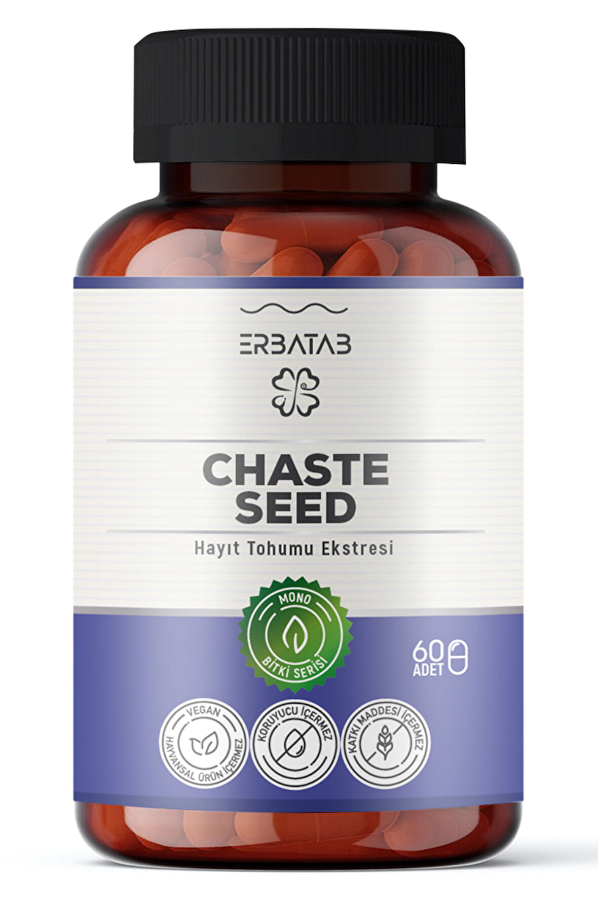 Erbatab Chaste Seed Hayıt Ekstresi 60 Kapsül