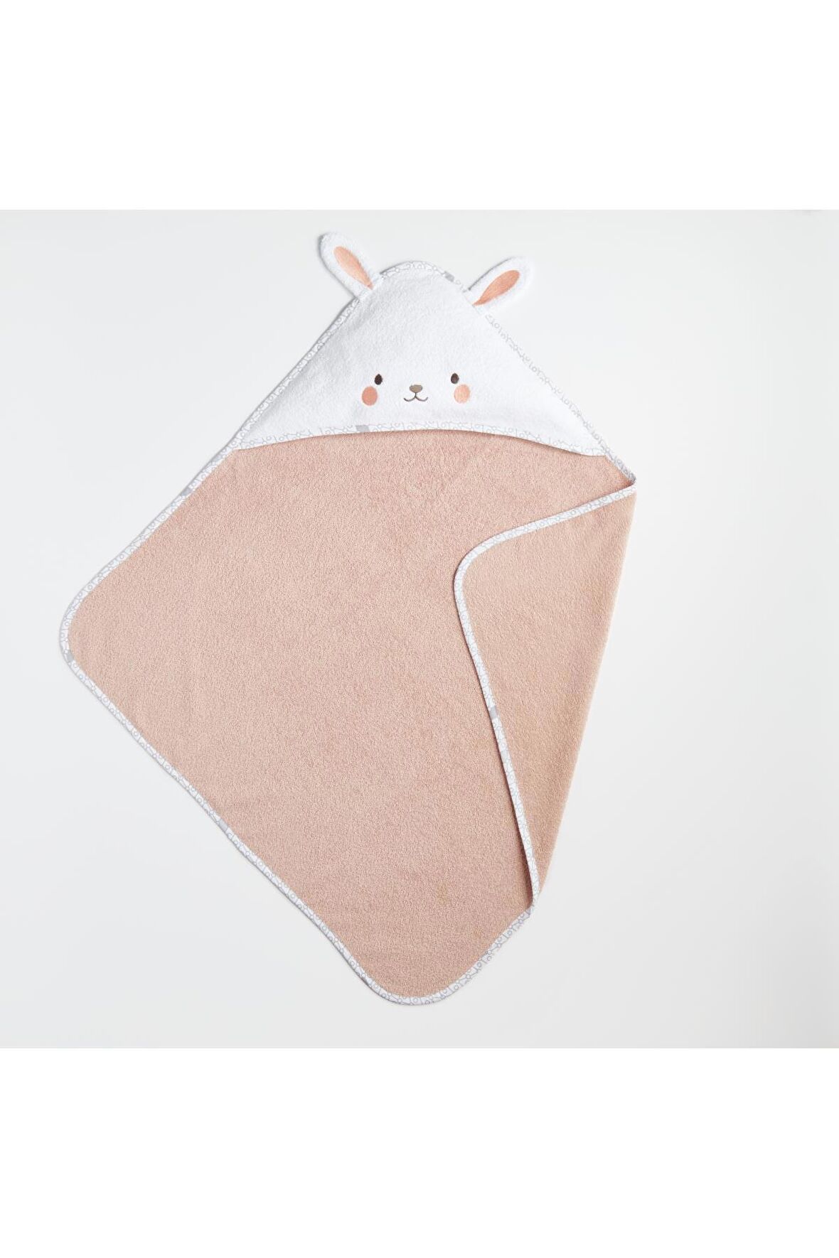 Gezenbebe Hero Karakterli Bebek Çocuk Kapüşonlu Havlu 75X80 Bunny