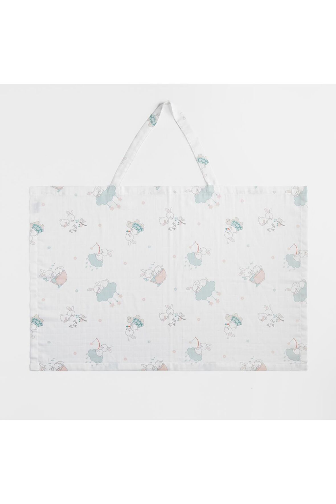 Gezenbebe Hero Müslin Bebek Emzirme Önlüğü 60X90 Bunny