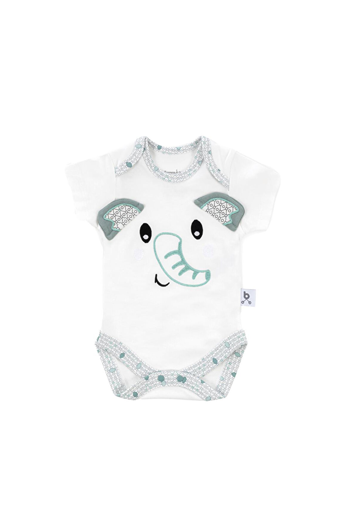 Gezenbebe Hero Bebekler İçin Nakışlı Kısa Kol Body