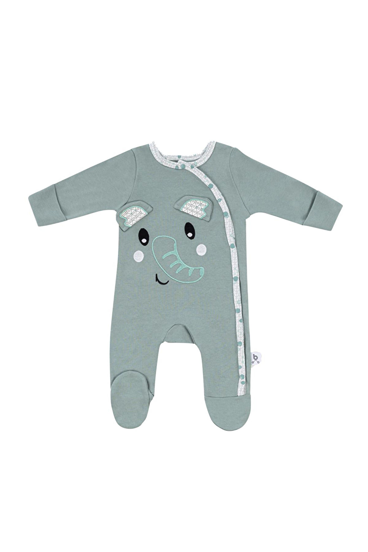 Gezenbebe Hero Uzun Kollu Nakışlı Bebek Tulumu