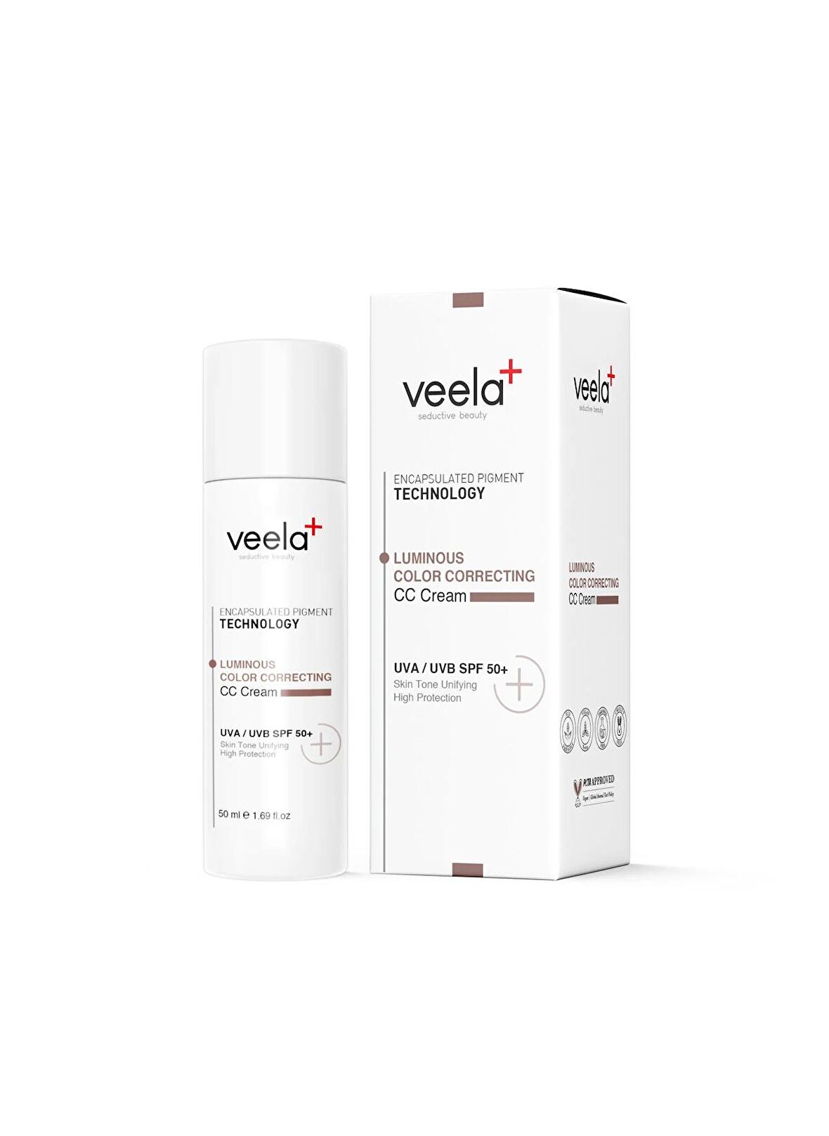 Veela Kapatıcı - Cilt Tonu Eşitleyici 50 Faktör CC Krem 50  ml