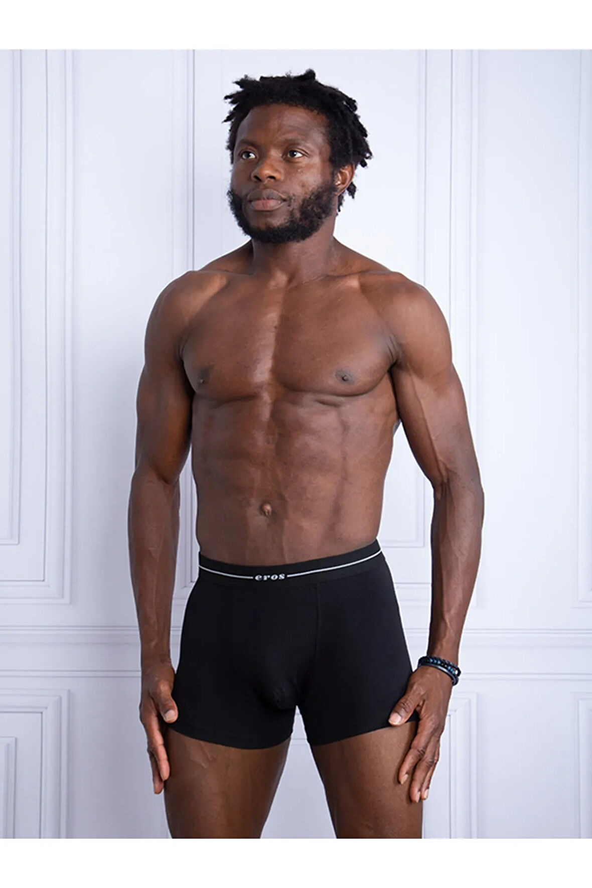 015 Erkek Compact 3'lü Ekonomik Paket Penye Boxer Siyah-lacivert-gri Renk