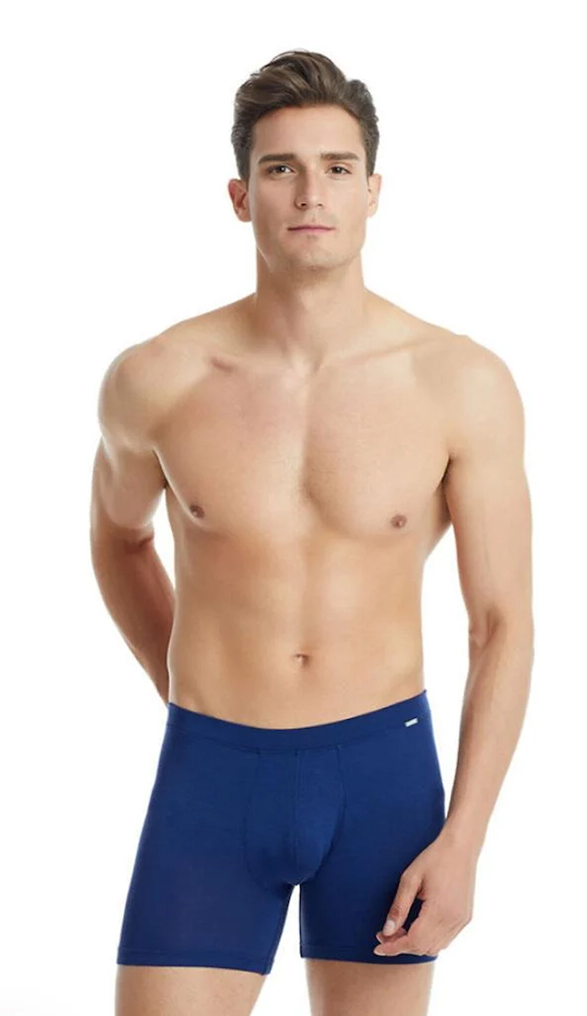 BLACKSPADE Erkek Tekli Modal Silver  Boxer, 9313-BS LACİVERT