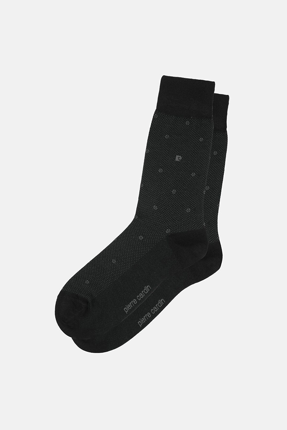 PİERRE CARDİN Bambu 6'lı  Uzun Soket Çorap 451- PC SİYAH
