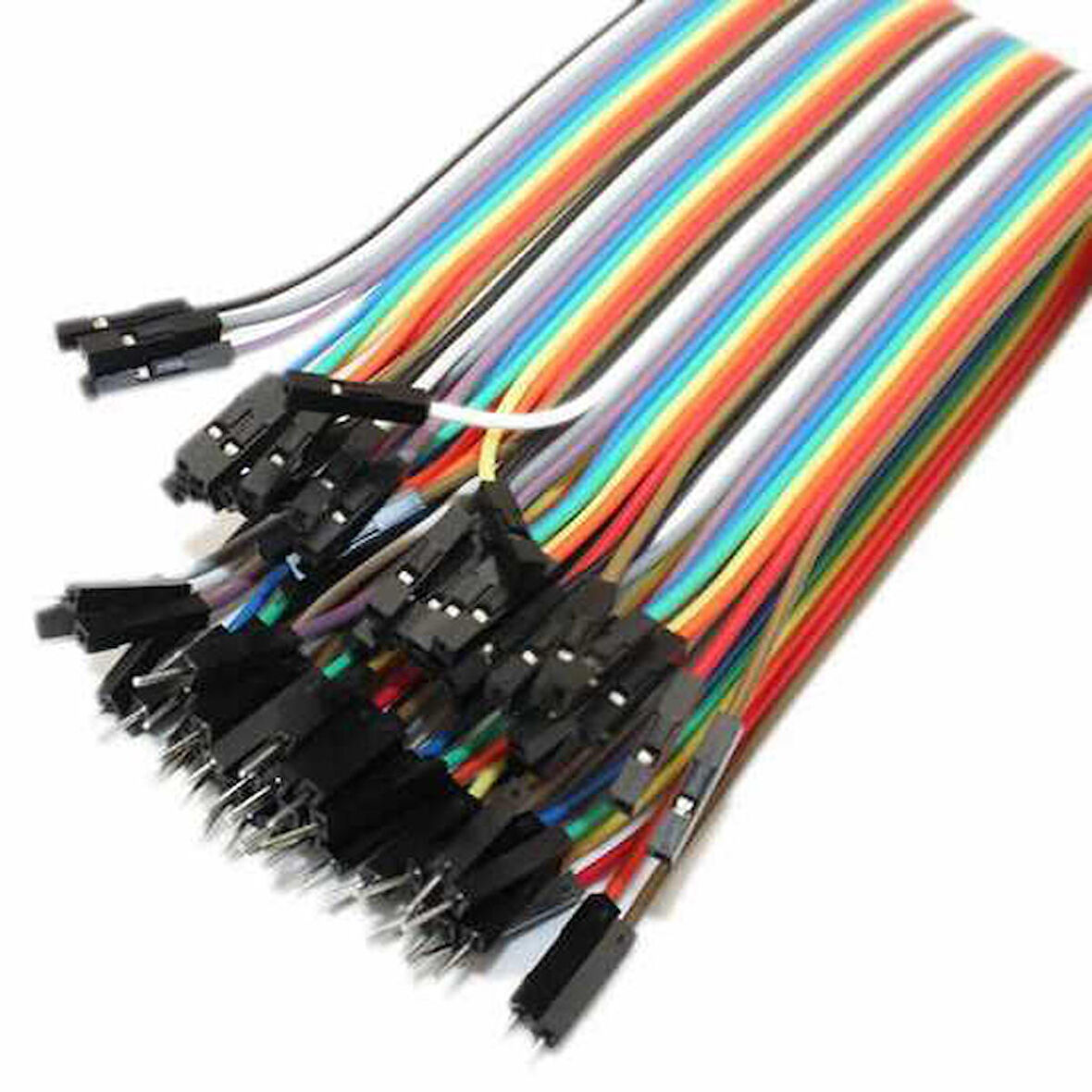 Robotistan 40 Pin Ayrılabilen Dişi-Erkek M-F Jumper Kablo-200 mm