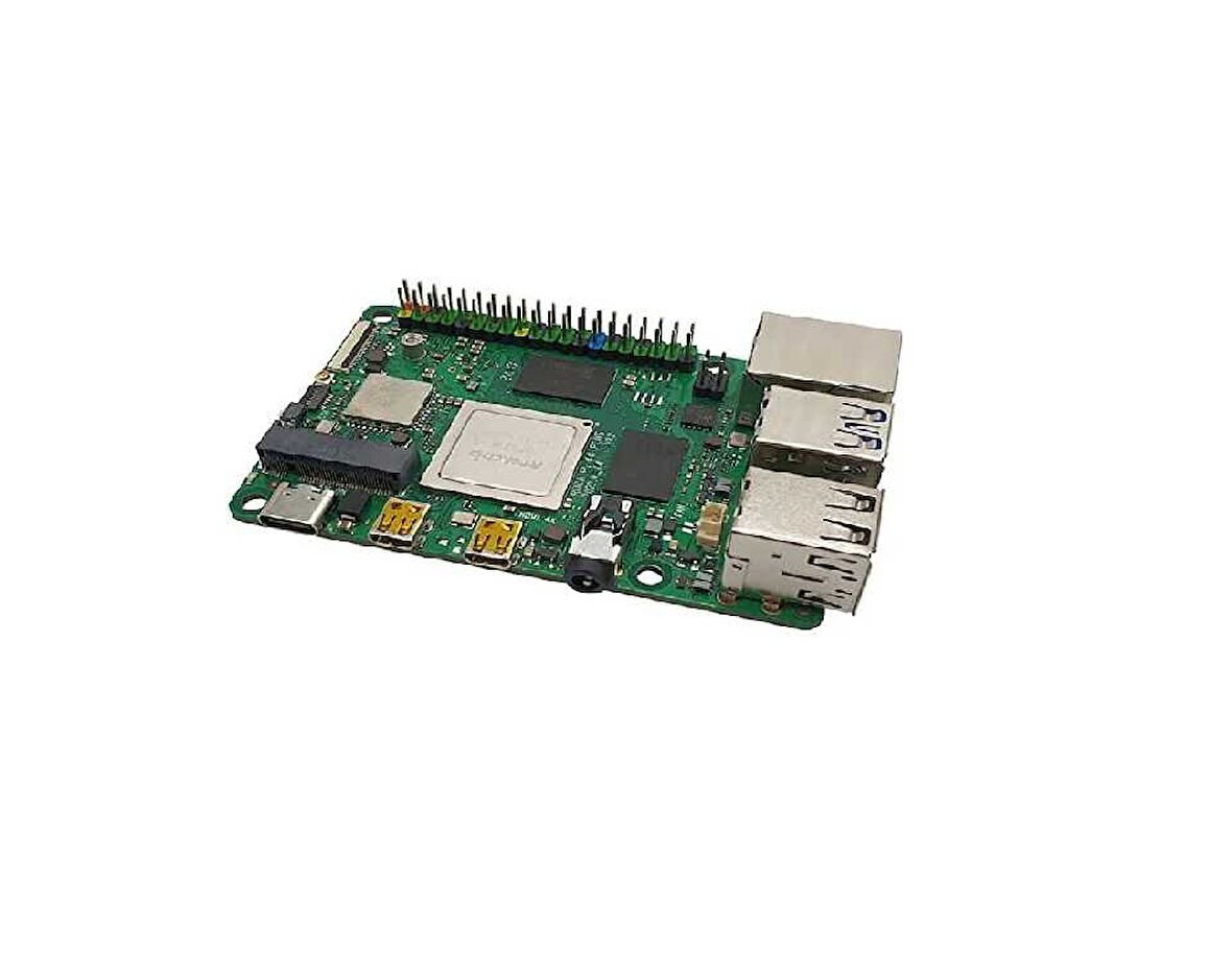 Rock Pi 4C+ Geliştirme Kartı 4GB - Wi-Fi Bluetooth Destekli