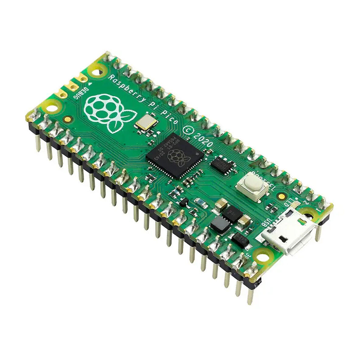 Lehimli Raspberry Pi Pico