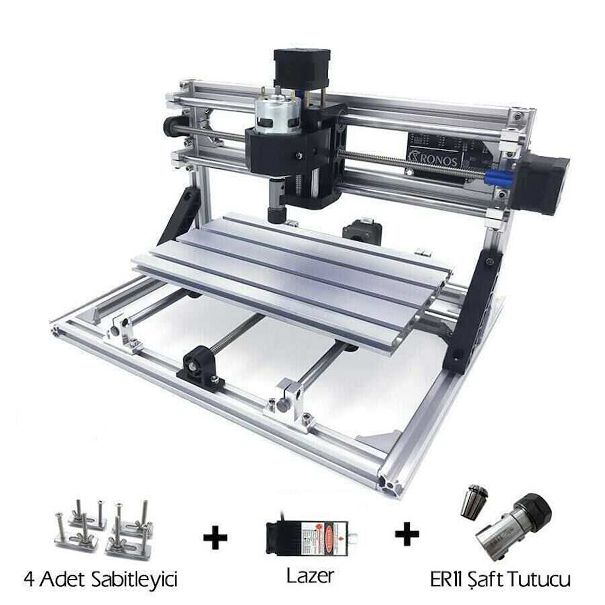 CNC2418 2500mW Lazerli CNC Makinesi - Kesim Tezgahı