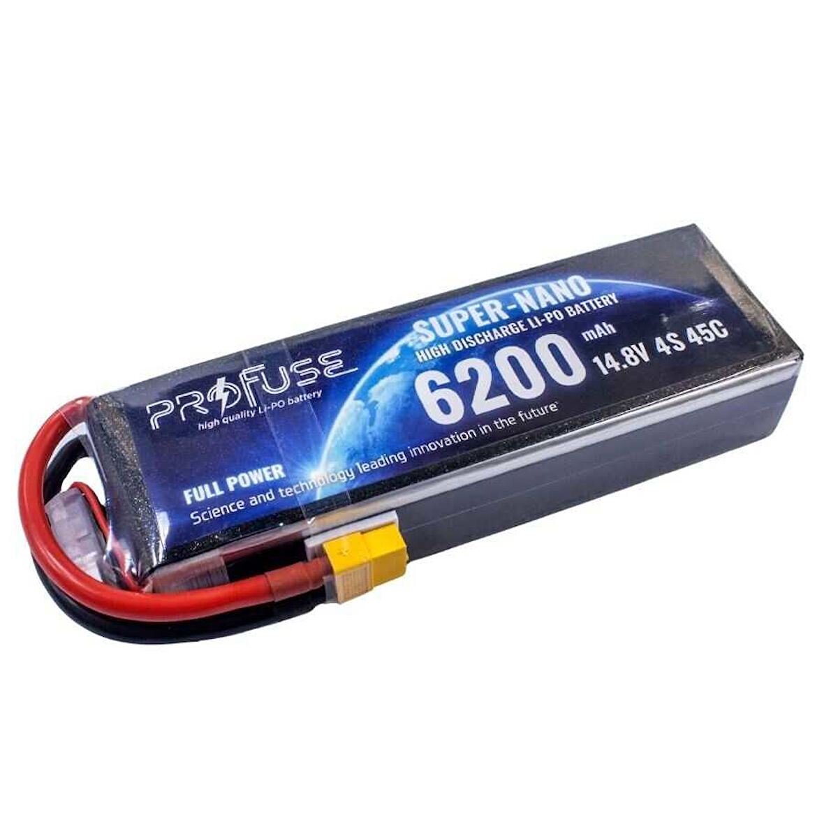 14.8V 4S Lipo Pil-Batarya 6200mAh 45C