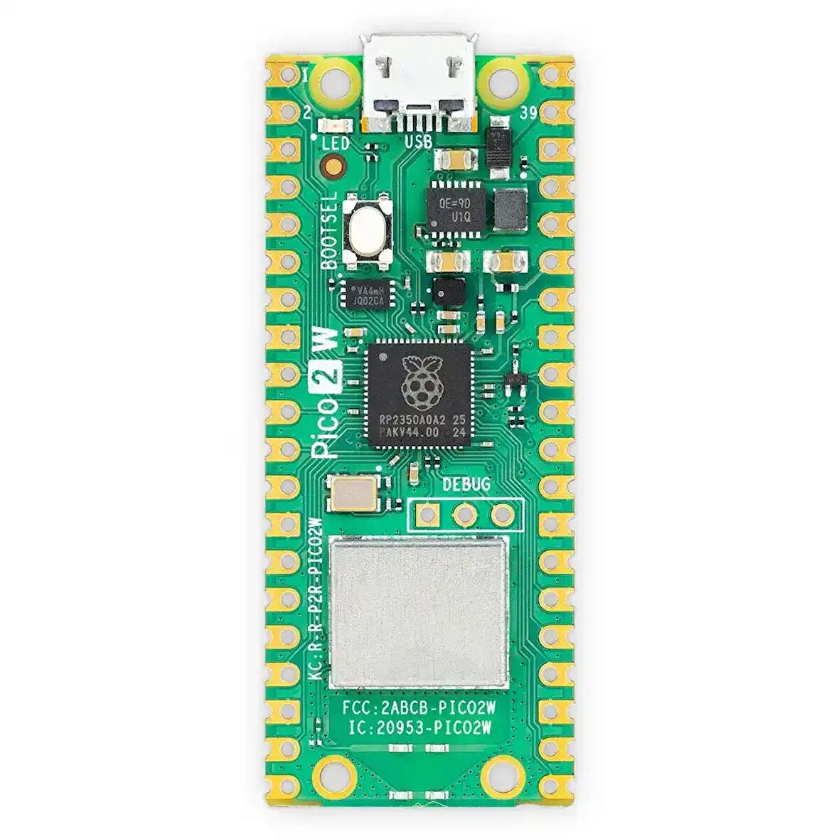 Raspberry Pi Pico 2 W Header