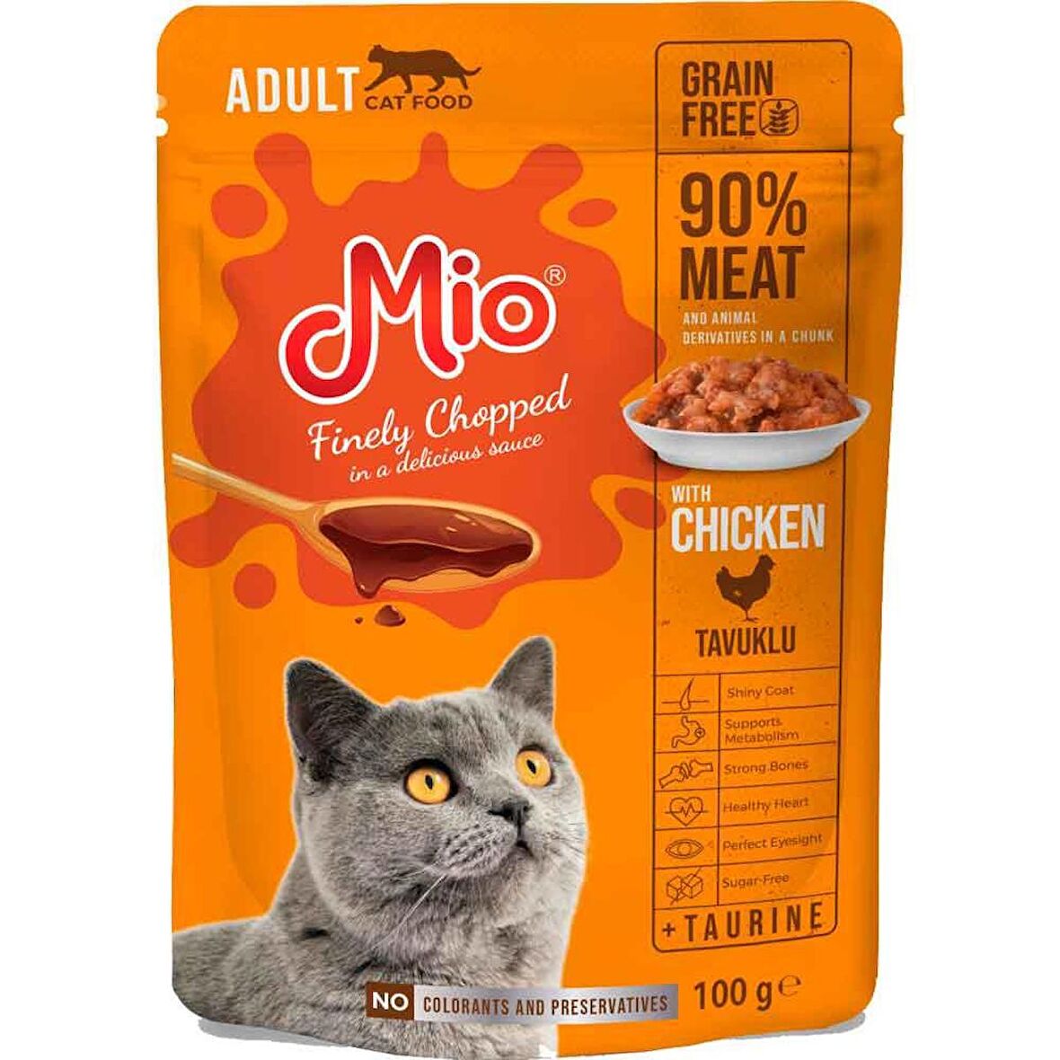 Mio Kedi Yaş Mama Tavuk Etli 100 Gr