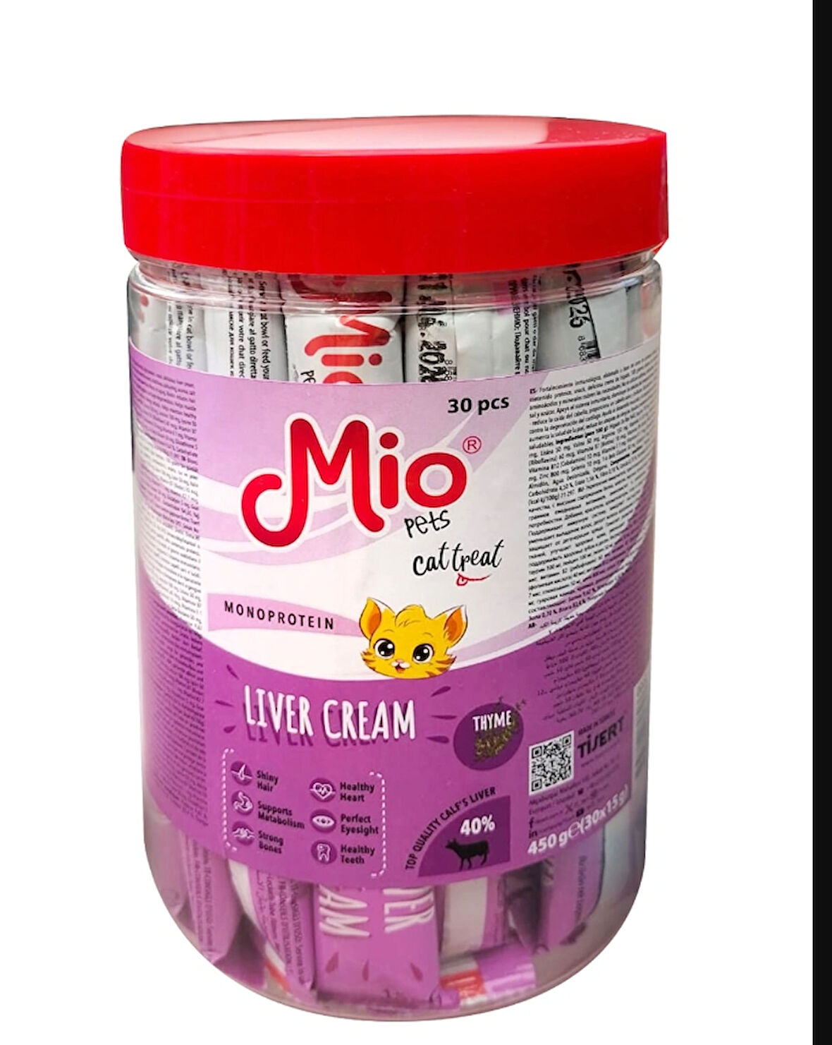 Mio Kedi Ödül Krema Ciğerli 15 Gr x 30