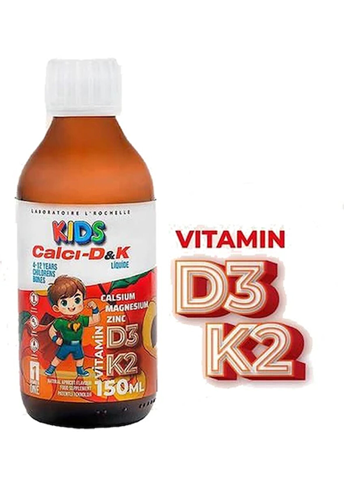 Kıds Calcı-d&k Liquide 150 Ml