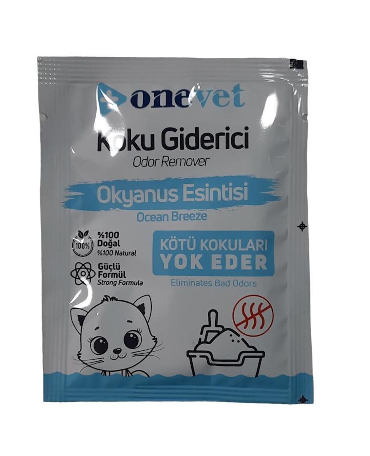 Onevet Kedi Kum Kokusu Giderici Okyanus Kokulu 25 gr