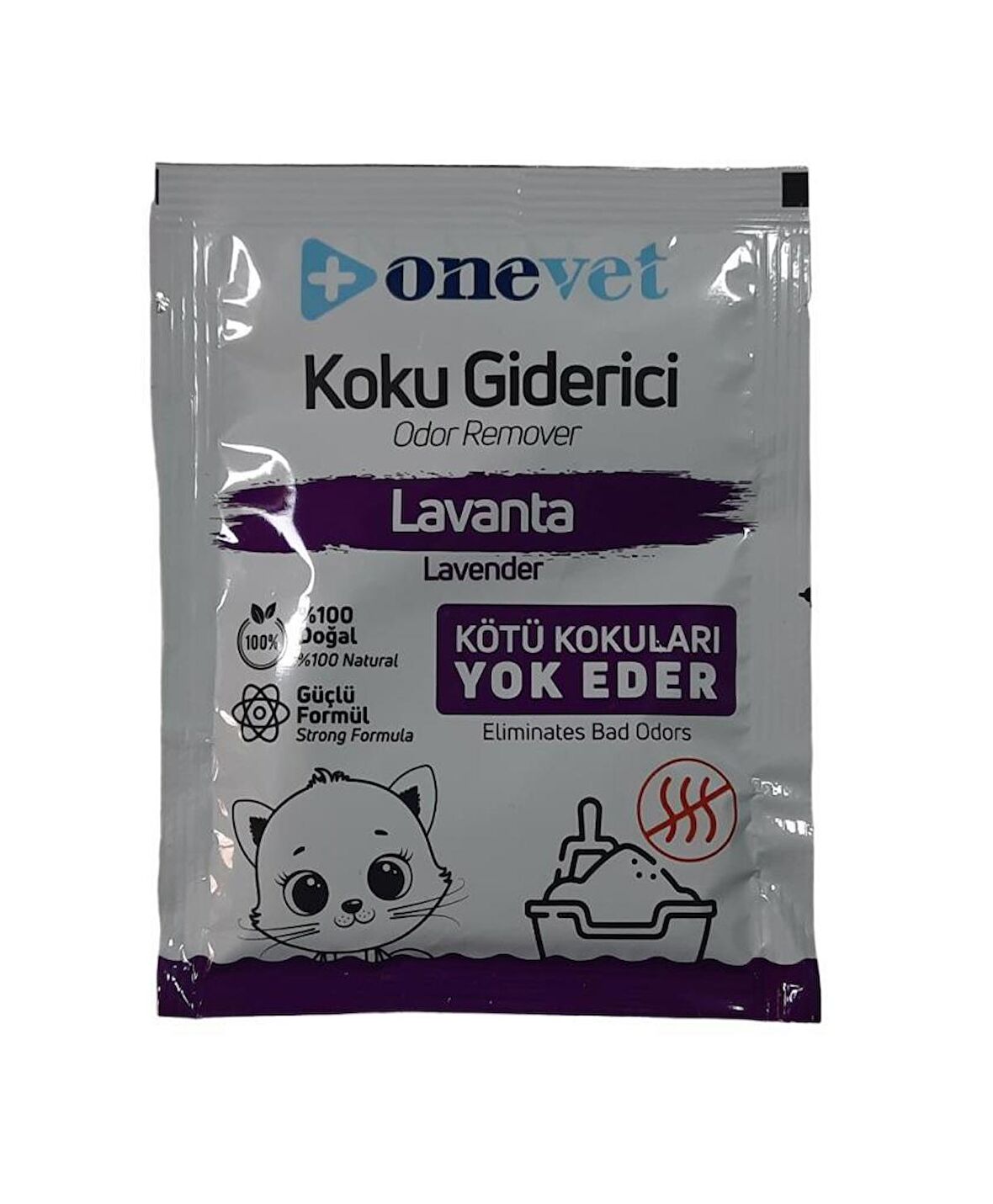 Onevet Kedi Kum Kokusu Giderici Lavanta Kokulu 25 gr