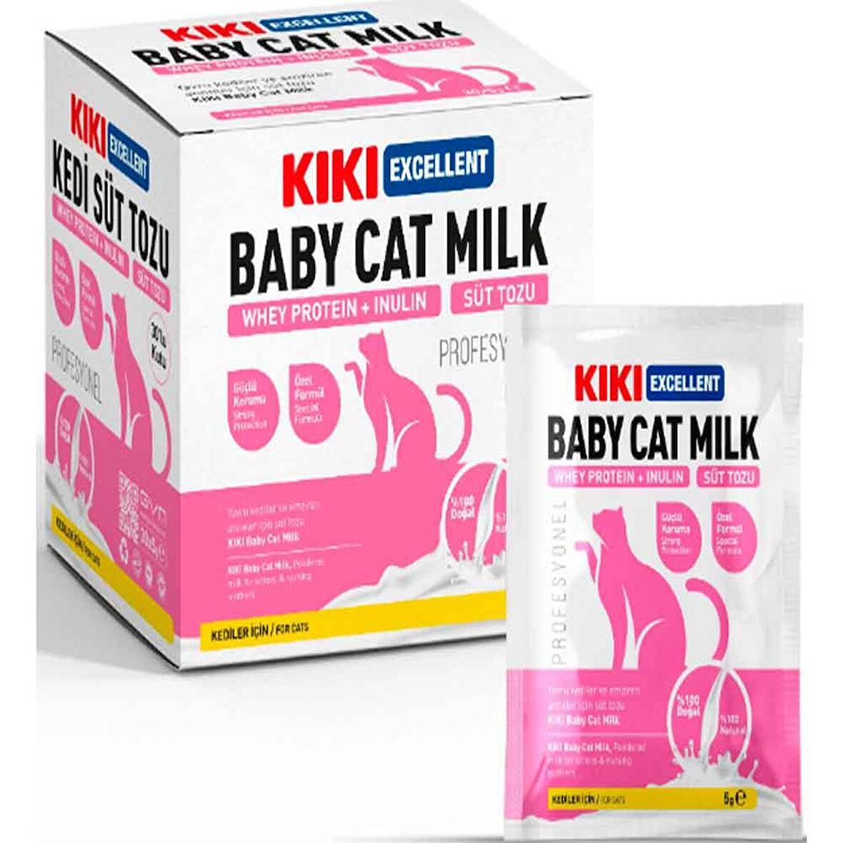 KIKI Yavru Kedi İçin Süt Tozu 10x5 Gr