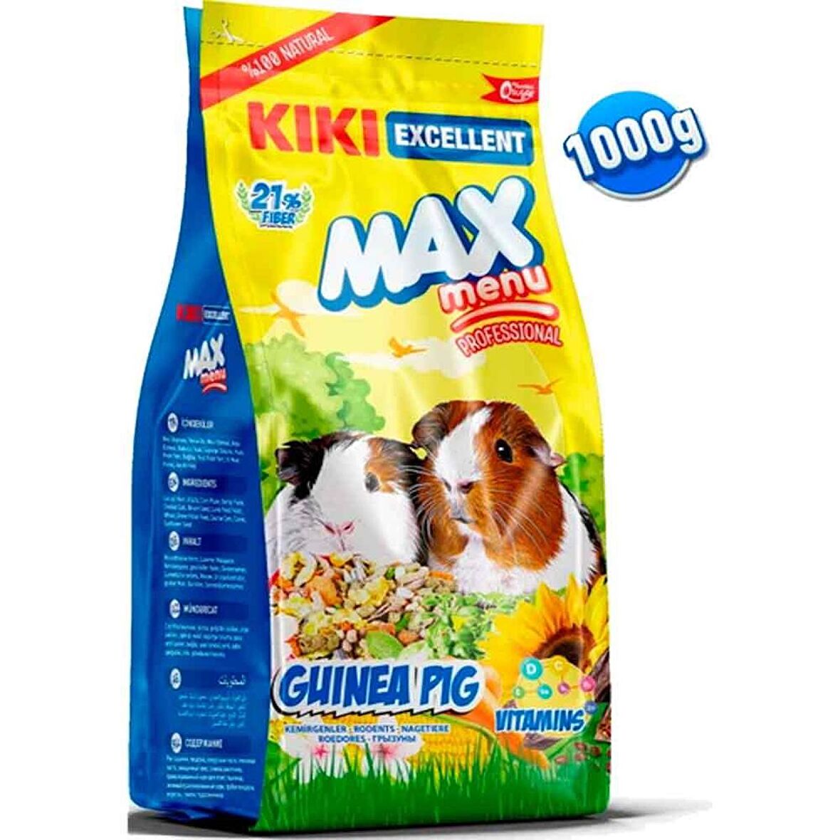 Kıkı Excellent Max Menu Ginepig Yemi 1000 Gr