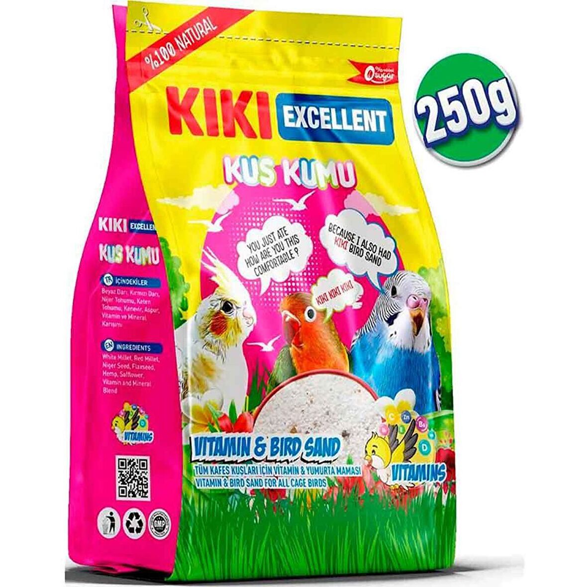 KIKI Excellent Kuş Kumu 250gr