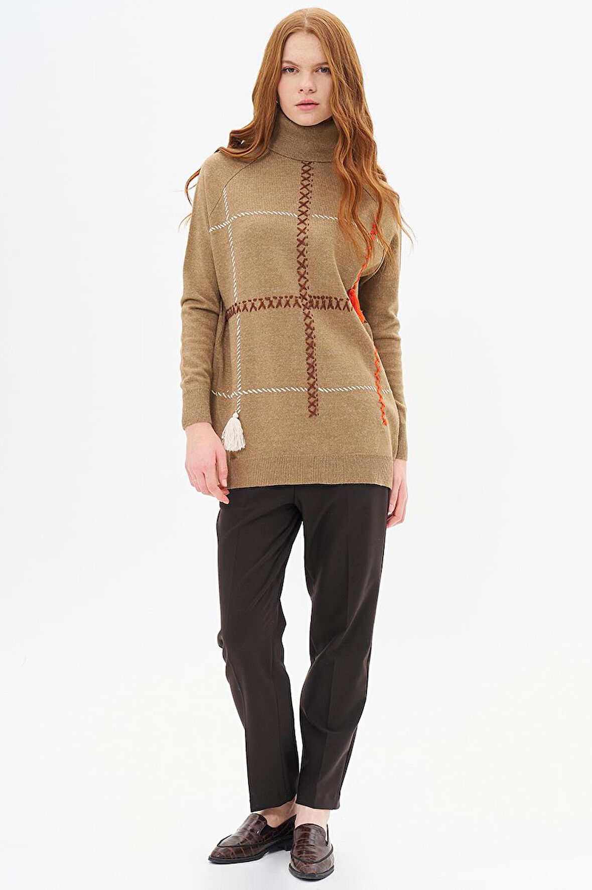 Kadın Tunik - Sütlü Kahve | 1