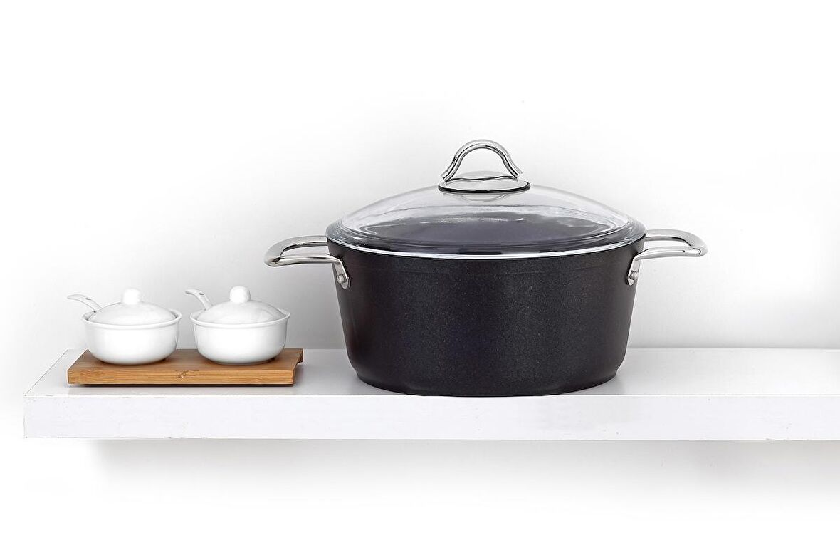 BONERA PRO-PLUS 20 CM TENCERE TİTANYUM