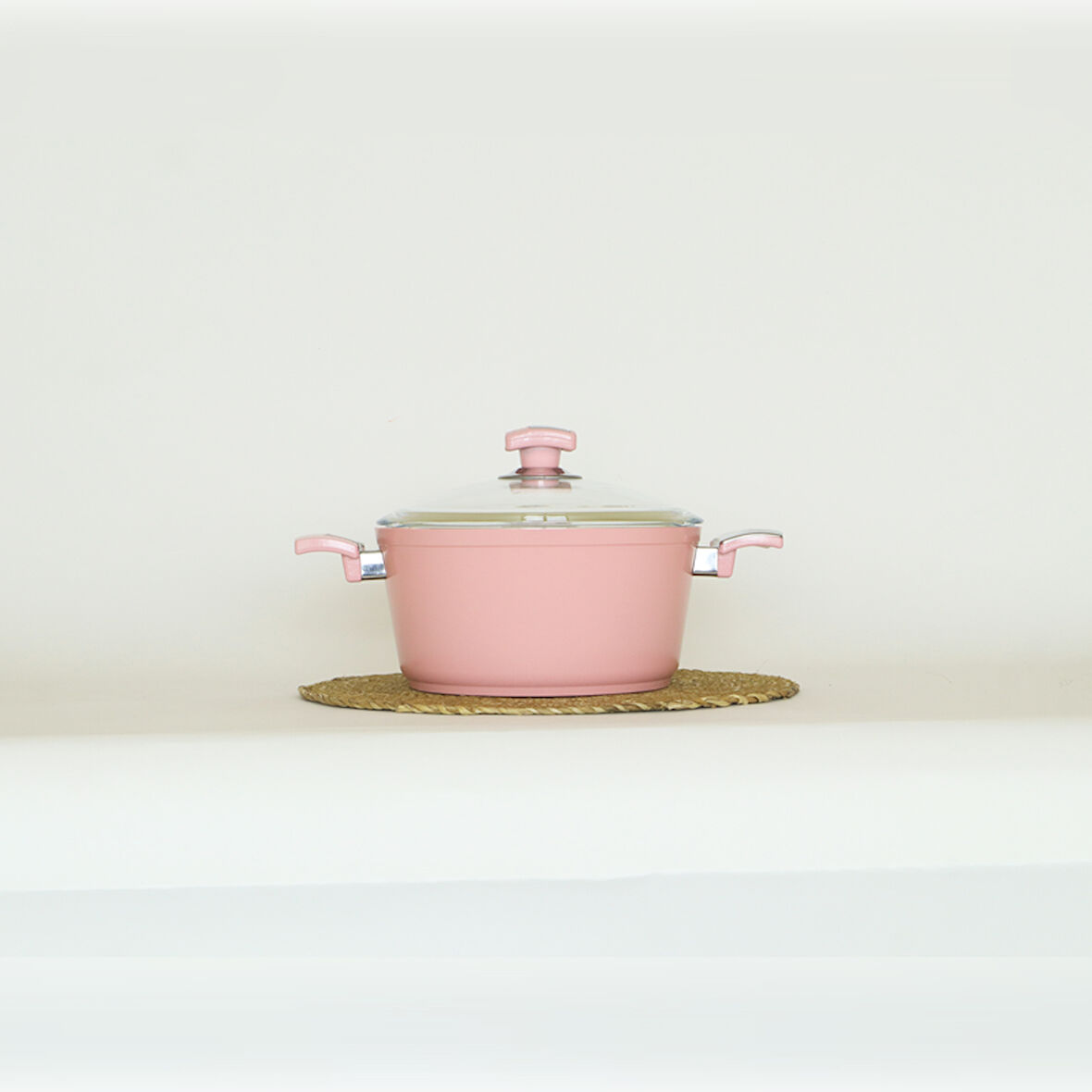 Bonera Seramik 22 Cm Derin Tencere Pembe