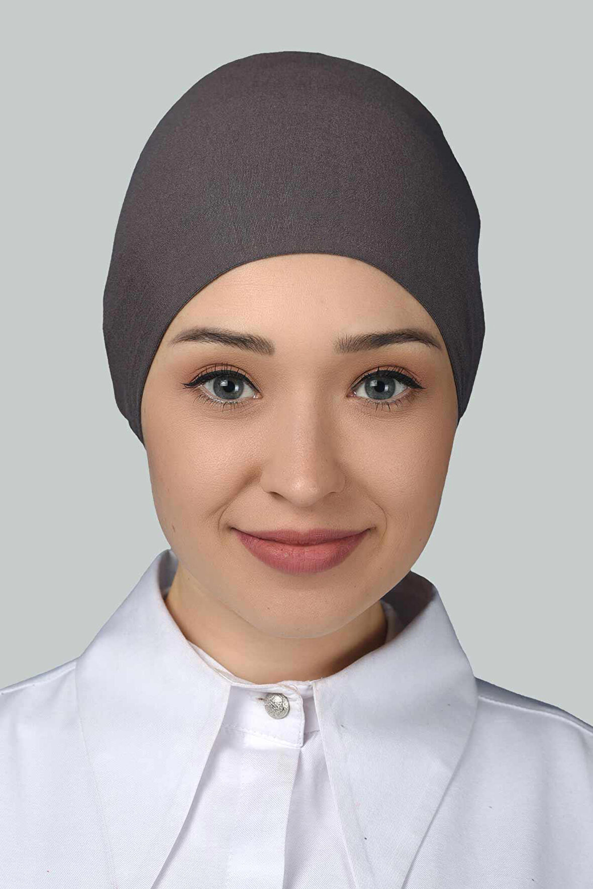 Kadın Pratik Dikişsiz Bağcıklı Kaymayan Tesettür Penye Bone