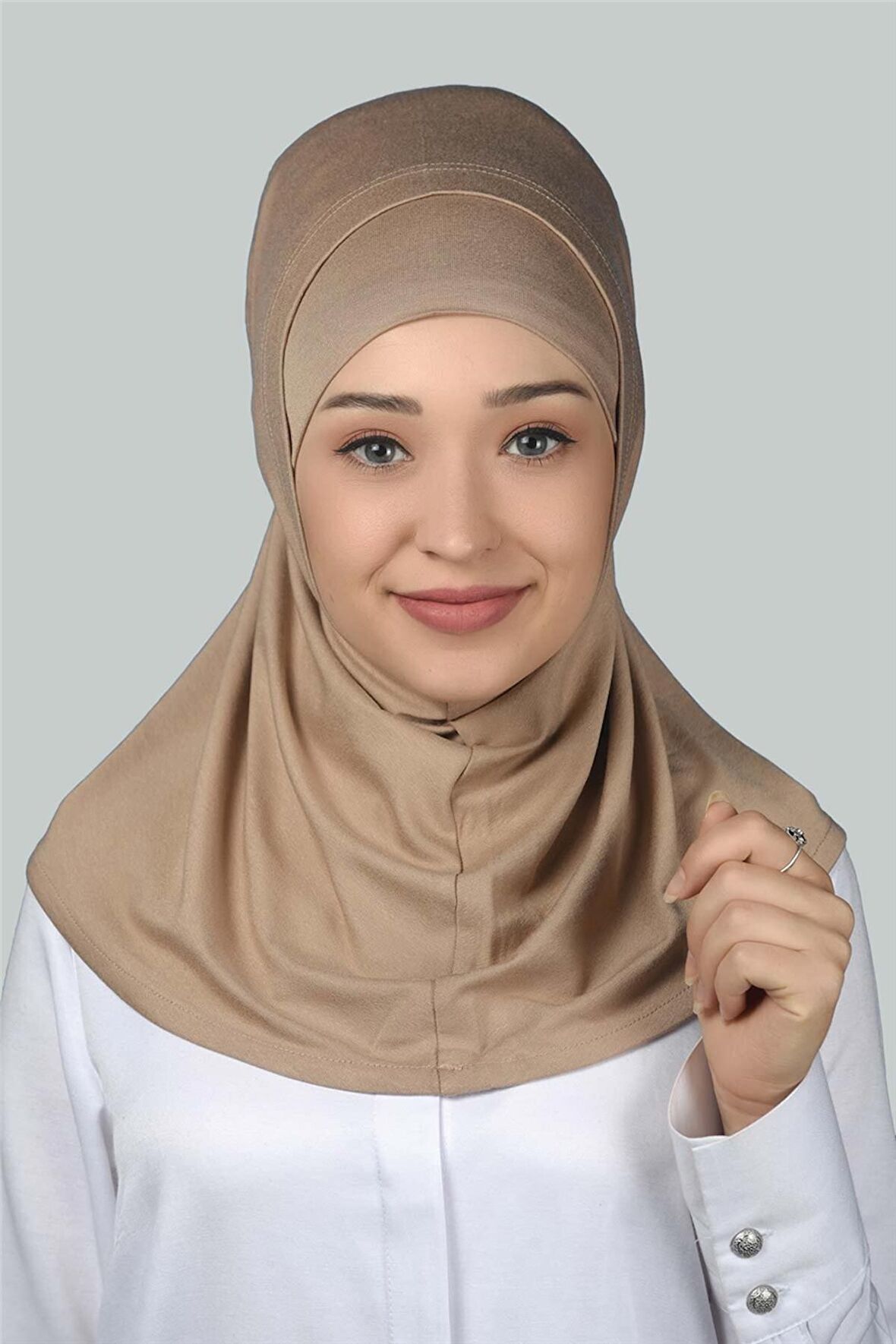 İkili Set Pratik Eşarp Hazır Türban ve Hijab Tesettür Bonesi