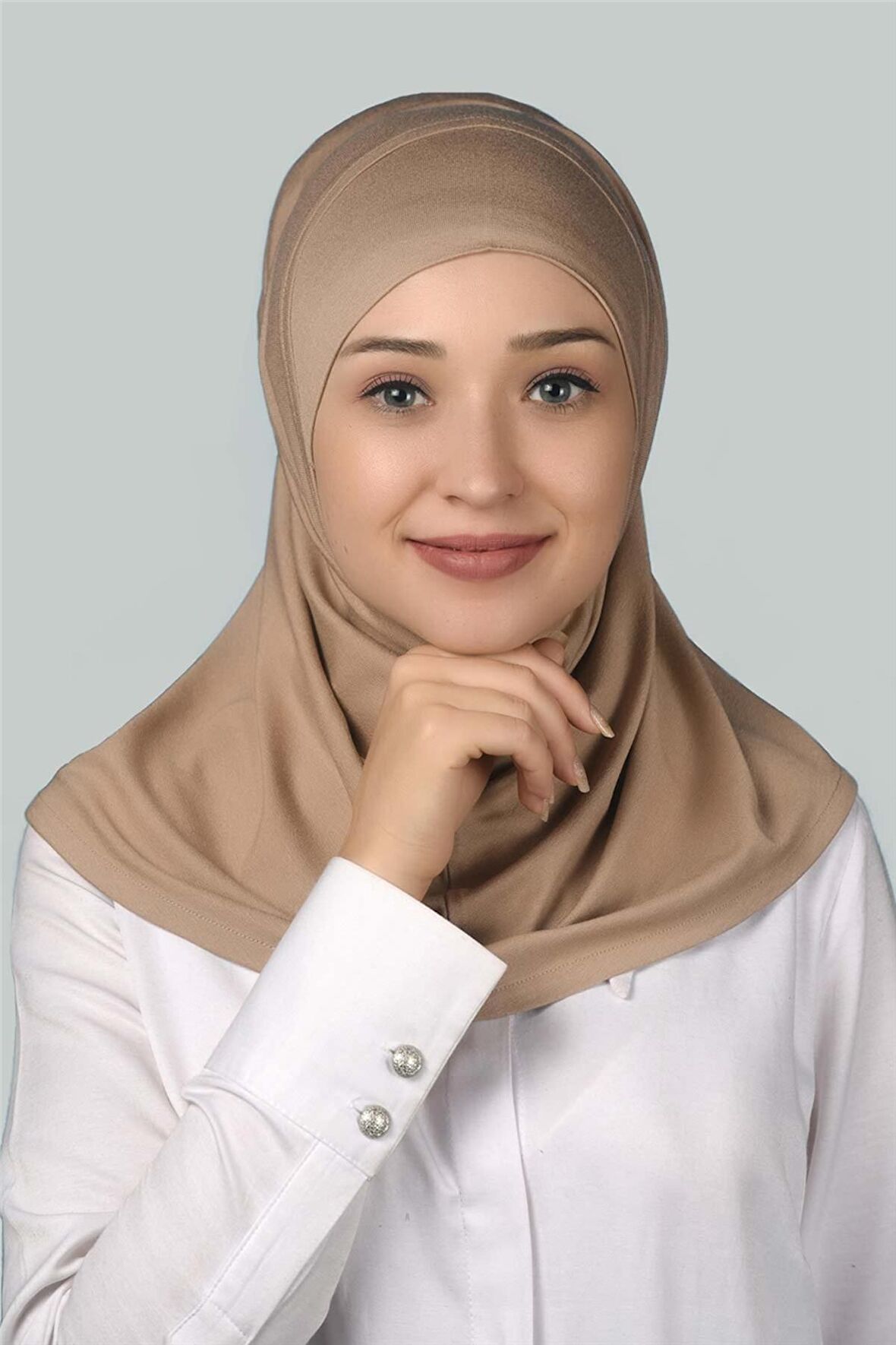 Hazır Türban Pratik Eşarp Tesettür Hijab - Namaz Örtüsü