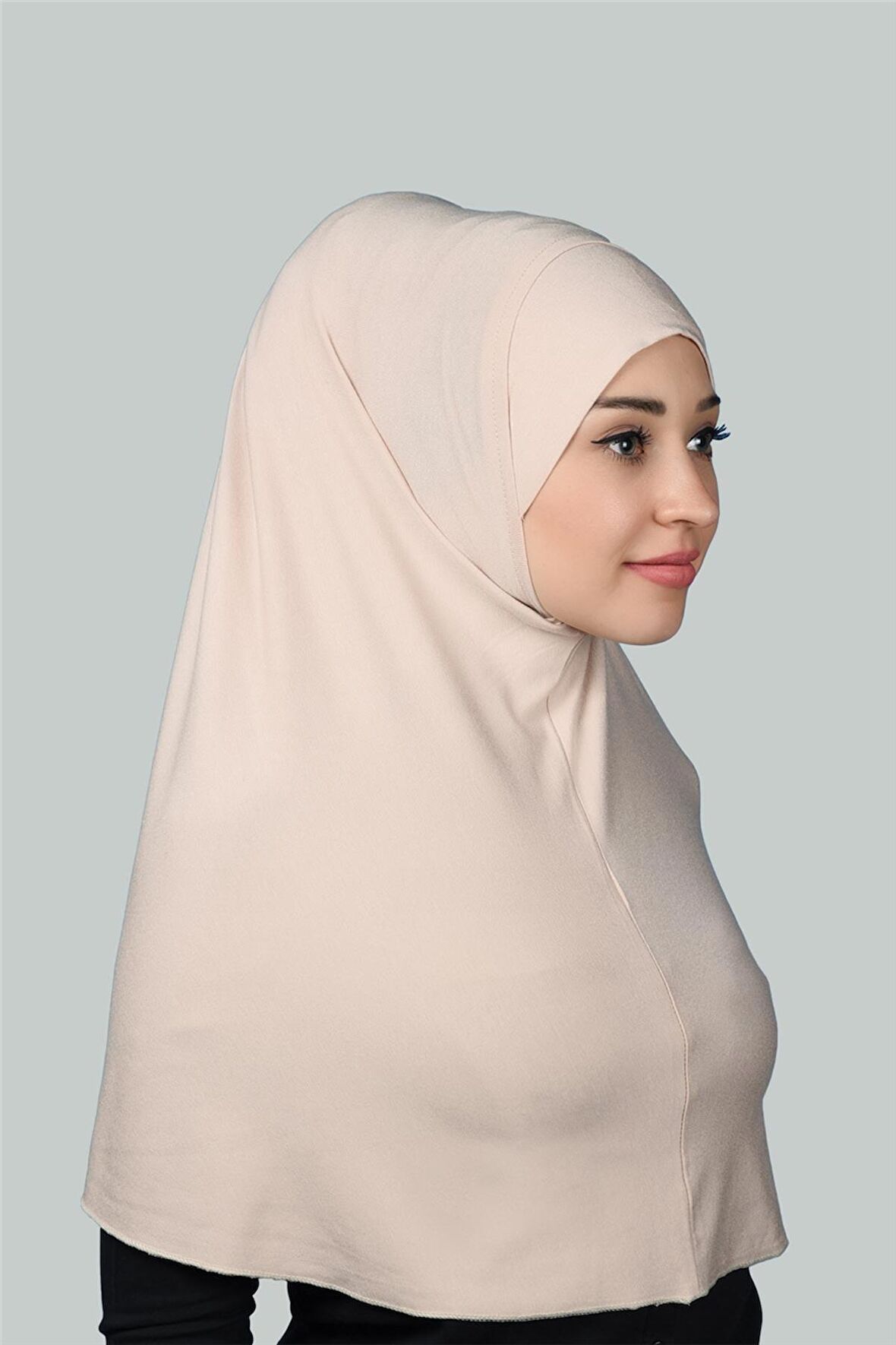 Hazır Türban Pratik Eşarp Tesettür Hijab - Namaz Örtüsü (XL)